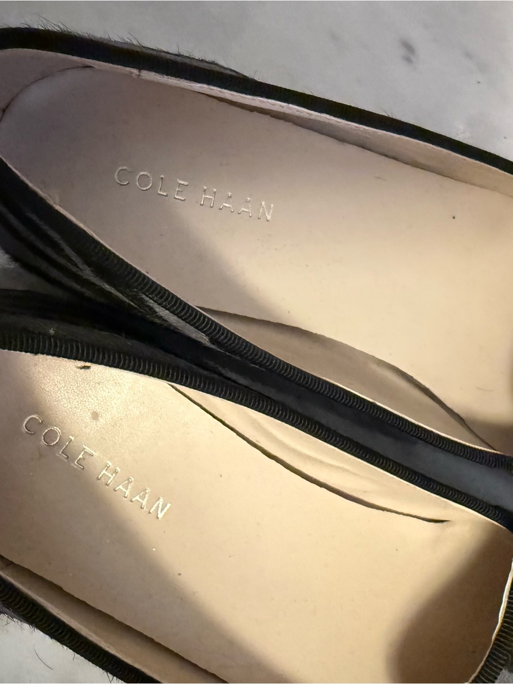 Cole Haan Zebra Print Loafers